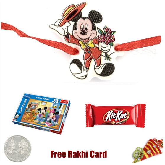 Mickey Mouse Rakhi Combo - Canada Delivery