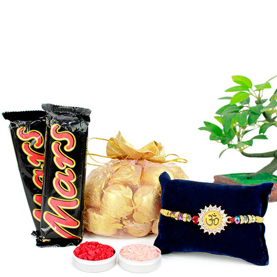 Special Handmade Chocolate Rakhi Combo - RBCHO17-31