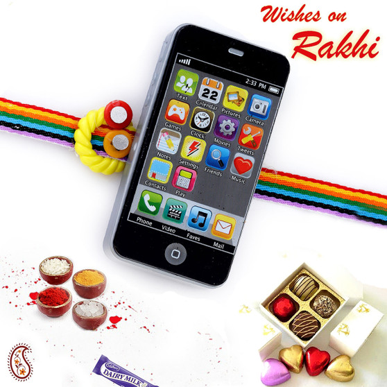 My Own Smart Phone Torch Rakhi - RK17736