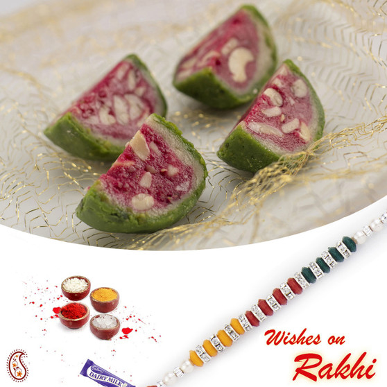 Kaju Tarbooj Sweet with FREE 1 Bhaiya Rakhi - RM1750