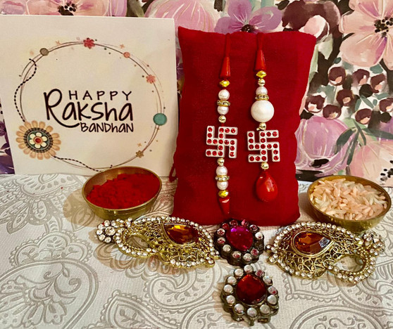 Rakhi Thali Family Set