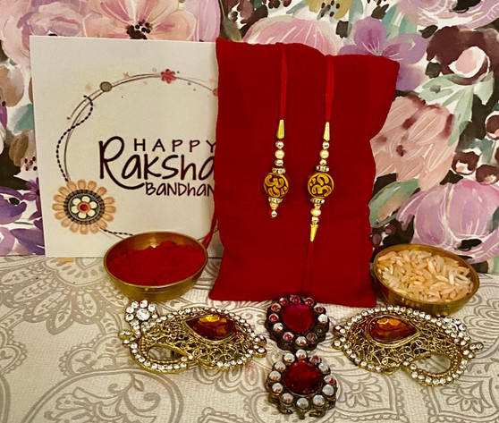 Auspicious Rakhi Combo - India Delivery