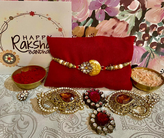 Exotic stone Rakhi - Dubai Delivery