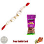 Pearl Rakhi with 50 grams Almonds