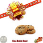 Pooh Rakhi with Chocolate Chip Cookies 2 Oz