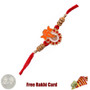 Ganesha Jewelled Rakhi with Free Silver Coin - Canada