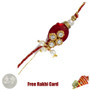 Red Diamond Rakhi with Free Silver Coin - Canada