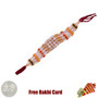 Stones Moti Rakhi with Free Silver Coin - Canada