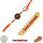 Ethnic Rakhi with Toblerone Bar - Canada