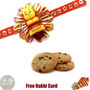 Pooh Rakhi with Chocolate Chip Cookies 2 Oz - Canada Delivery