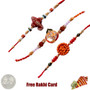 Mauli Rakhi Set of 3 - Canada Delivery