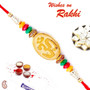 Mauli Rakhi with Om Motif and Beads - PRS1723
