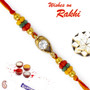 Crystal Mauli Rakhi with Colorful Beads - PRS1725