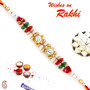 Golden Charm Mauli Thread Rakhi - PRS1729