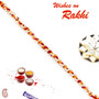 Golden Chain Style Mauli Thread Rakhi - PRS1763