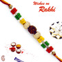 Colorful Beads Rudraksh Rakhi - RD17415