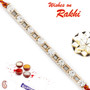 Chain Style AD Studded Bracelet Rakhi - BR17580