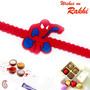Spiderman Red Strap Kids Rakhi - RK17762