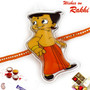 Chhota Bheem Orange Band Kids Rakhi - RK17807