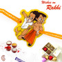 Lovely Hanuman & Chhota Bheem Kids Rakhi - RK17813