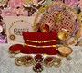 Thali-2 Crystal Rakhis set