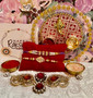 Thali with handmade rakhis - India Delivery