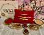 Set of 3 golden rakhis - Dubai Delivery