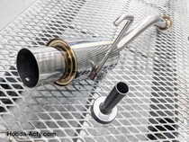 Giga N1 Muffler - All Stainless Exhaust - Honda Acty Van HH3, HH4 Models - 1990-1999