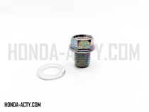 Oil Drain Plug & Gasket Set -- Honda Acty Van HH5, HH6 Models - 1999-2019