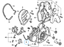 Seal - Lower Timing Belt Cover - Honda Acty Van HH3, HH4 Models - 1990-1999