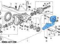 Front Differential Mount Bushing, Rear Side - Honda Acty Van HH6 Models - 1999-2019