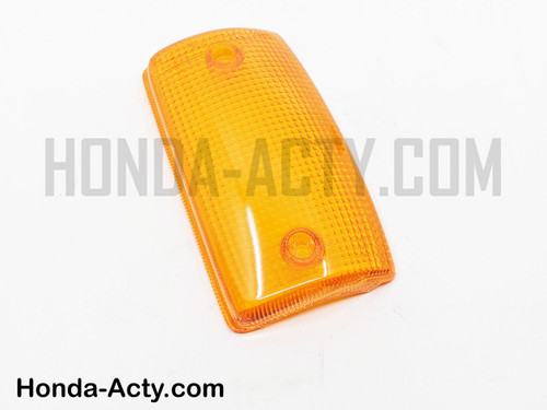 Turn Signal Lens - Front, Left - Honda Acty Van HH3, HH4 Models - 1990-1999 Turn Signal Lens - Front, Left - Honda Acty Van HH3, HH4 Models - 1990-1999