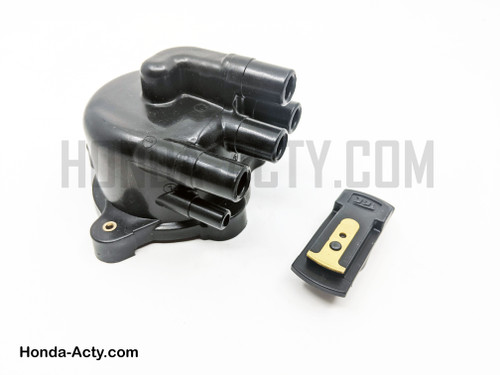 Ignition Kit - 2 Piece - Distributor Cap, Rotor - Honda Acty Truck HA3, HA4 Models - 1990-1999 Ignition Kit - 2 Piece - Distributor Cap, Rotor - Honda Acty Truck HA3, HA4 Models - 1990-1999