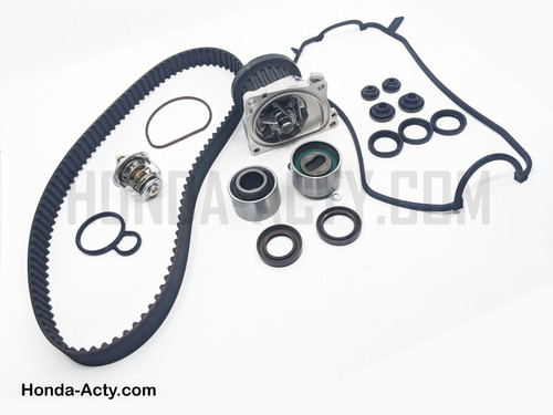 Timing Belt Kit - 8 Piece - Honda Acty Truck HA3, HA4 Models - 1990-1999 Timing Belt Kit - 8 Piece - Honda Acty Truck HA3, HA4 Models - 1990-1999