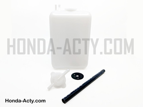 Coolant Overflow Reserve Tank Set - Honda Acty Truck HA3, HA4 Models - 1990-1999 Coolant Overflow Reserve Tank Set - Honda Acty Truck HA3, HA4 Models - 1990-1999