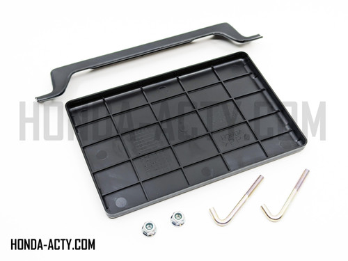 Battery Tie Down & Tray Set - Honda Acty Truck HA3, HA4 Models - 1990-1999 Battery Tie Down & Tray Set - Honda Acty Truck HA3, HA4 Models - 1990-1999