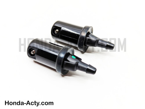 Windshield Washer Nozzle Front Set - Honda Acty Truck HA3, HA4 Models - 1990-1999 Windshield Washer Nozzle Front Set - Honda Acty Truck HA3, HA4 Models - 1990-1999