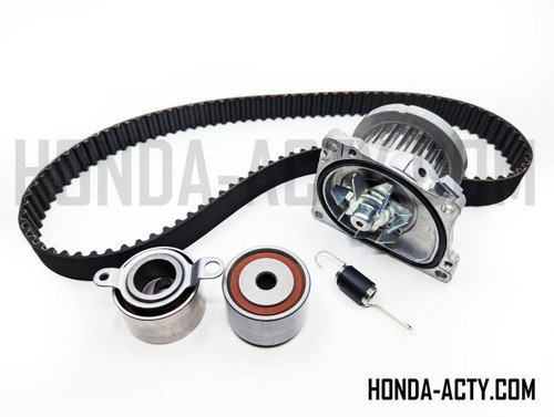 Timing Belt Kit - Genuine Honda 5 Piece - Honda Acty Van HH3, HH4 Models - 1990-1999 Timing Belt Kit - Genuine Honda 5 Piece - Honda Acty Van HH3, HH4 Models - 1990-1999