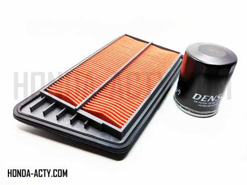 Air & Oil Filter Set - Honda Acty Truck HA6, HA7 Models - 1999-2009 Air & Oil Filter Set - Honda Acty Truck HA6, HA7 Models - 1999-2009