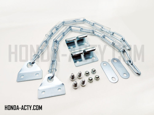 Tailgate Chain Set - Honda Acty Truck HA3, HA4 Models - 1990-1999 Tailgate Chain Set - Honda Acty Truck HA3, HA4 Models - 1990-1999