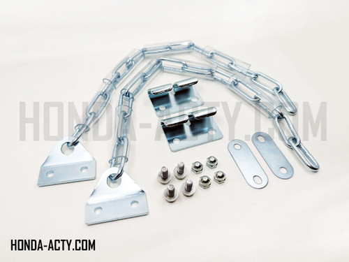 Tailgate Chain Set - Honda Acty Truck HA6, HA7 Models - 1999-2009 Tailgate Chain Set - Honda Acty Truck HA6, HA7 Models - 1999-2009