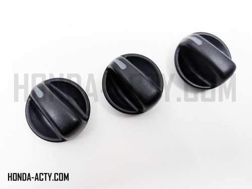 Climate Control Knob Set - Honda Acty Truck HA6, HA7 Models - 1999-2009 Climate Control Knob Set - Honda Acty Truck HA6, HA7 Models - 1999-2009