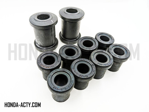 Front & Rear Bush Set - Rear Leaf Spring - Honda Acty Van HH3, HH4 Models - 1990-1999 Front & Rear Bush Set - Rear Leaf Spring - Honda Acty Van HH3, HH4 Models - 1990-1999