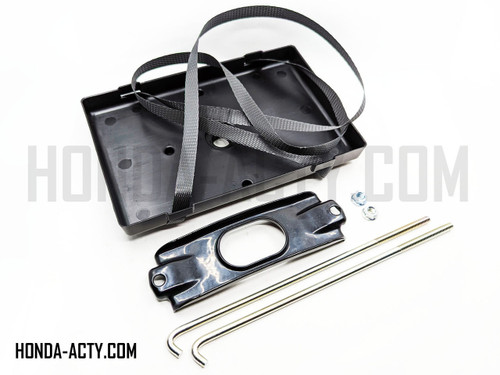 Battery Tray & Tie Down Set - Honda Vamos Van HM1, HM2 Models - 1999-2018 Battery Tray & Tie Down Set - Honda Vamos Van HM1, HM2 Models - 1999-2018