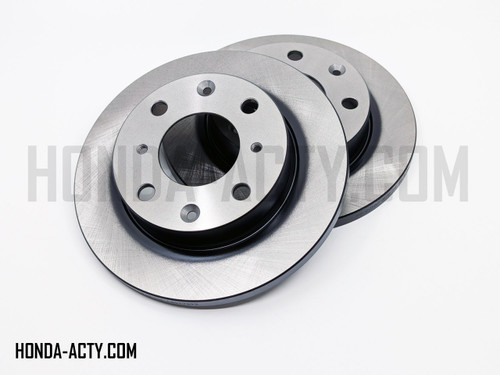 Brake Rotor Set - Front - Honda Acty Truck HA8, HA9 Models - 2009-2022 Brake Rotor Set - Front - Honda Acty Truck HA8, HA9 Models - 2009-2022