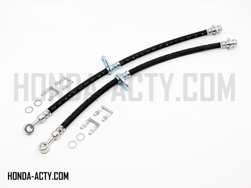 Brake Hose Set - Front - Honda Acty Truck HA6, HA7 Models - 1999-2009 Brake Hose Set - Front - Honda Acty Truck HA6, HA7 Models - 1999-2009