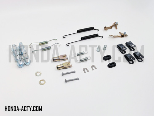 Rear Brake Hardware Set - Honda Acty Truck HA3, HA4 Models - 1990-1999 Rear Brake Hardware Set - Honda Acty Truck HA3, HA4 Models - 1990-1999