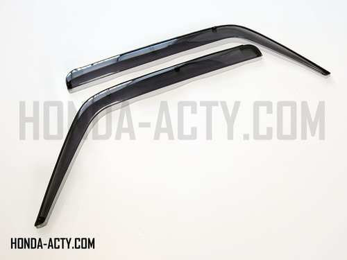 Door Rain Visor Set - Driver - Honda Acty Truck HA6, HA7 Models - 1999-2009 Door Rain Visor Set - Driver - Honda Acty Truck HA6, HA7 Models - 1999-2009