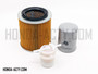 Filter Set - 3 Piece - Oil, Fuel, Air - Honda Acty Truck HA3, HA4 Models - 1990-1999