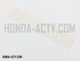 Sticker Acty 4WD (White) - Rear Gate -Honda Acty Truck HA8, HA9 Models - 2009-2022
